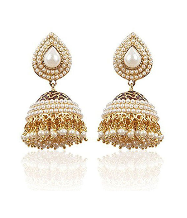 YouBella Jewellery Combo of 2 Jhumki Earings Earrings for Girls and Women